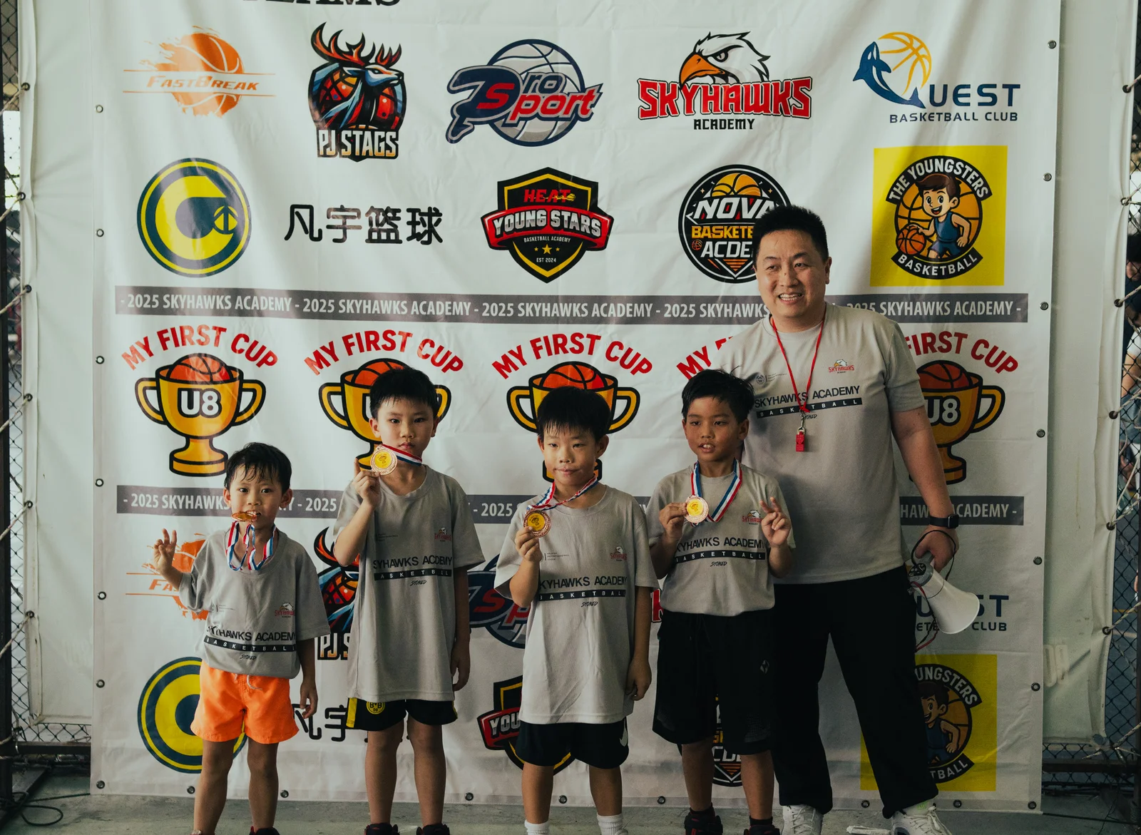 Young players competing at My First Cup 2025